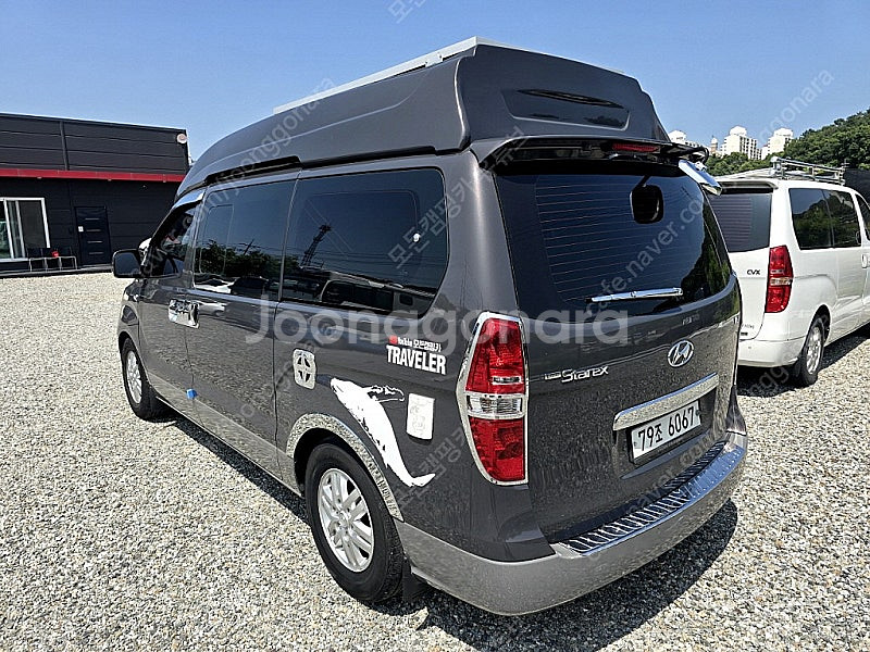 15년식 (더뉴개조)그랜드스타렉스 3인승 하이루프 캠핑카 (DC에어컨,풀옵션) 전액할부가능!--4