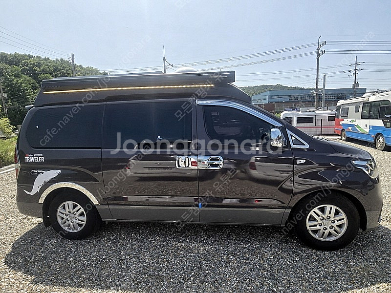 15년식 (더뉴개조)그랜드스타렉스 3인승 하이루프 캠핑카 (DC에어컨,풀옵션) 전액할부가능!--5