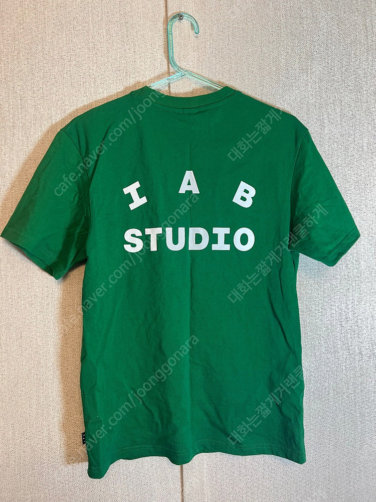 아이앱 스튜디오 티셔츠 그린 M사이즈--1
