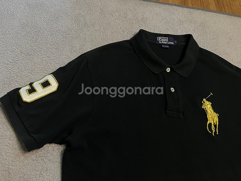 L 폴로 랄프로렌 카라티 정리 블랙 오렌지 그린 스트라...--1