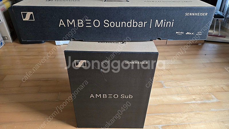 젠하우져 Ambeo 사운드바 mini & 서브우퍼 함께...--0