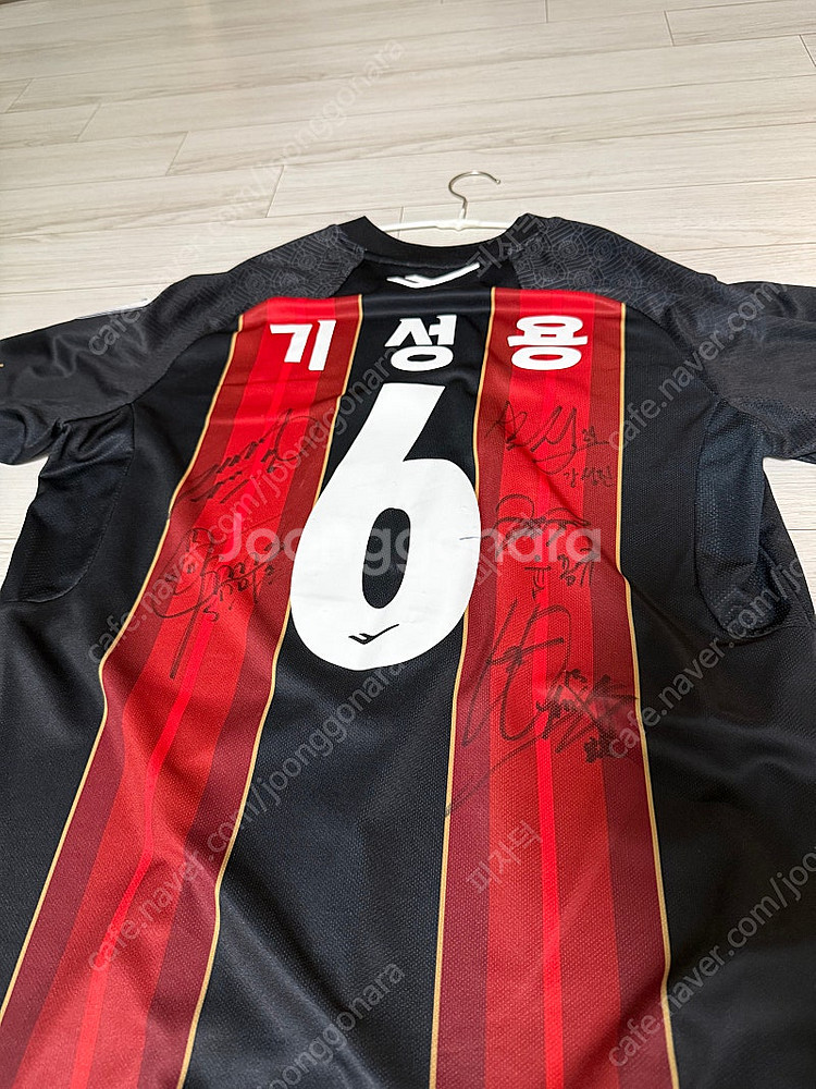 2022 FC서울 홈 기성용 팀사인 유니폼 100--1