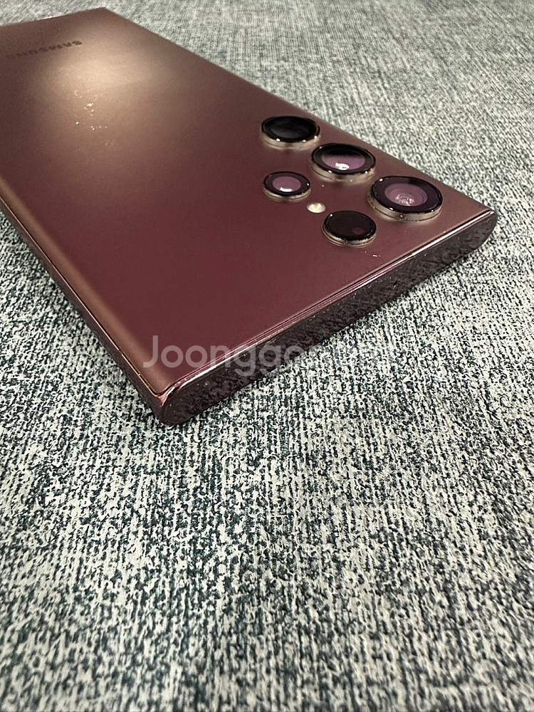 갤럭시S22울트라 256G 버건디 파손없고 상태좋은 단...--6