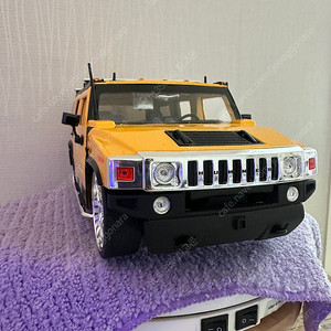 JADA DUB CITY 1:18 다이캐스트 자다토이즈 험머 H2 옐로우(개봉양품)