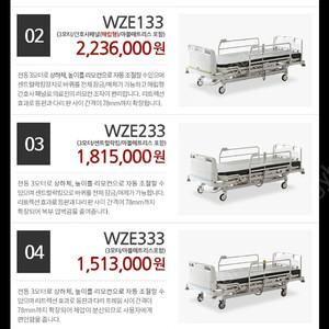 캐어룸 환자용침대