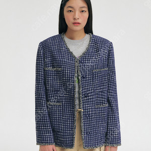 그로브 트위드 자켓 MEIL JACKET 하프코트