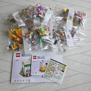 레고 프렌즈 플라워카페 42671 새상품 팝니다.