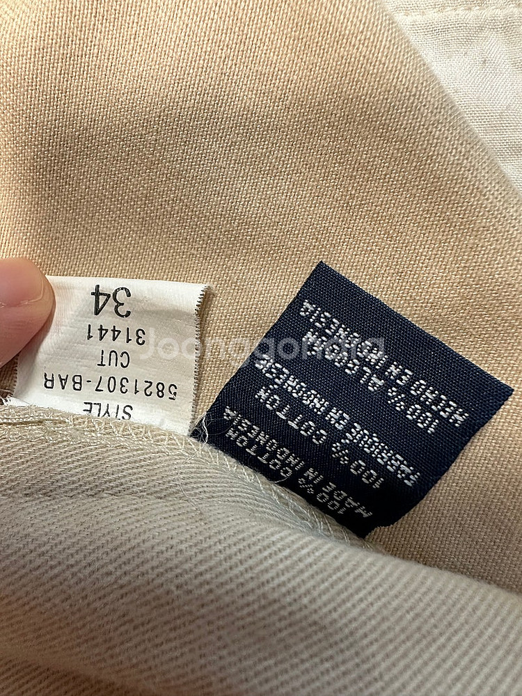 폴로 랄프로렌 베이지 반바지--2