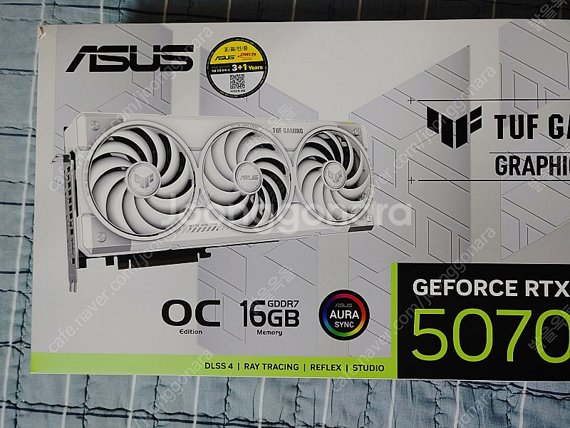 ASUS 5070 Ti 터프 화이트 대원씨티에스 팝니다...--0