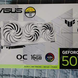 ASUS 5070 Ti 터프 화이트 대원씨티에스 팝니다.