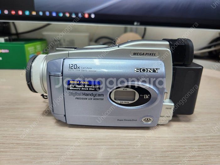소니 6mm 캠코더 휴대용 캠 카메라 (본체, 충전 밧...--4