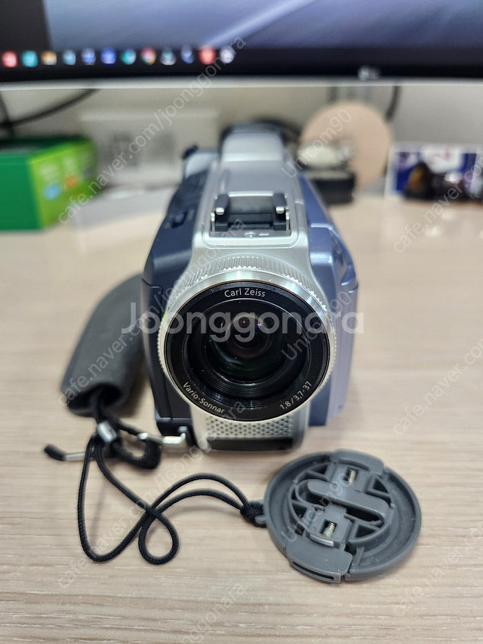 소니 6mm 캠코더 휴대용 캠 카메라 (본체, 충전 밧...--9