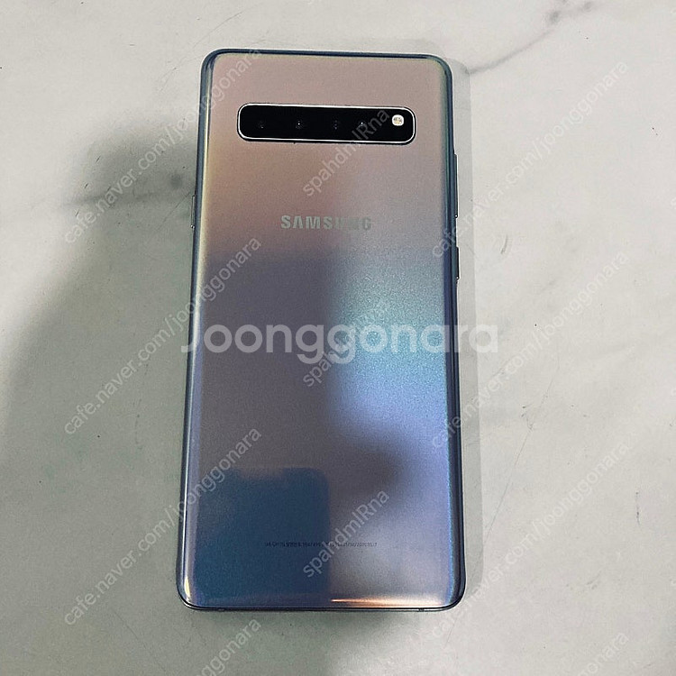 갤럭시 S10 5G 크라운실버 256기가 무잔상 매우깔...--1