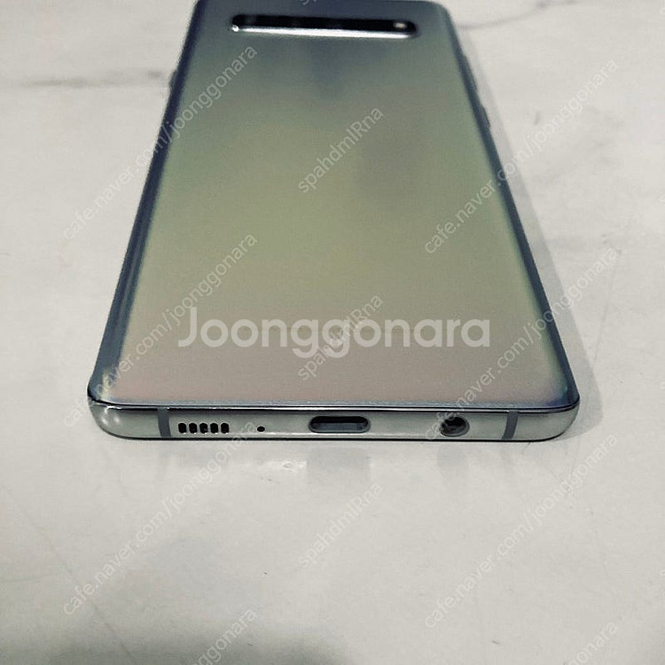 갤럭시 S10 5G 크라운실버 256기가 무잔상 매우깔...--2