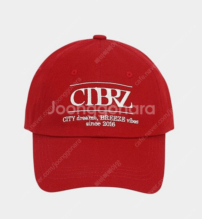 시티브리즈 모자 새상품 레드--0