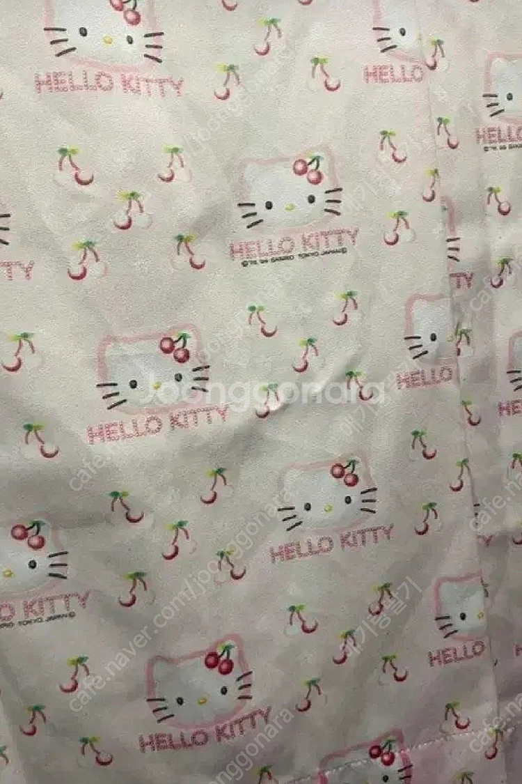 딸기키티원단 키티담요이불한복키티다니엘한정--8