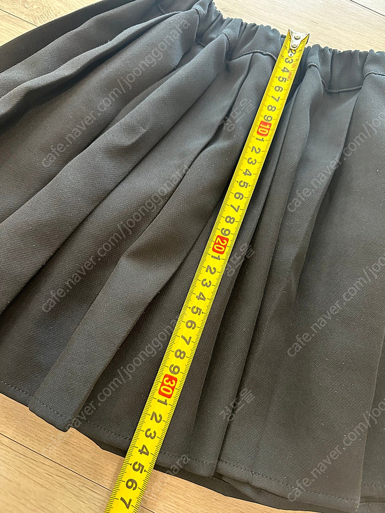 아워 플리츠 주름 여아 치마 스커트 블랙 JS 보세 9-10세--5