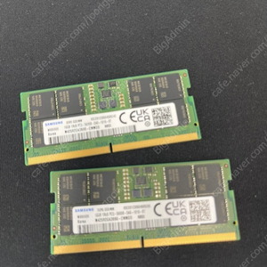 노트북용 삼성 DDR5 메모리 PC5-5600 32GB (16GB 2개)
