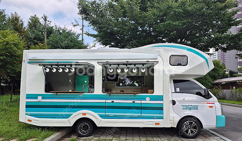 카페음료셋팅 - 24년식 푸드트럭캠핑카 판매합니다!!--0