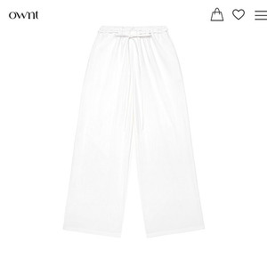 온트 ownt 힐로팬츠 화이트 롱 구해요