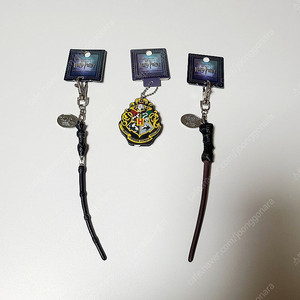 유니버셜스튜디오 해리포터 지팡이 호그와트 키링 3종