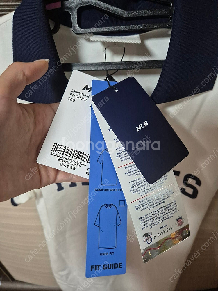 [새상품] MLB 양키스 피케 원피스 S--5