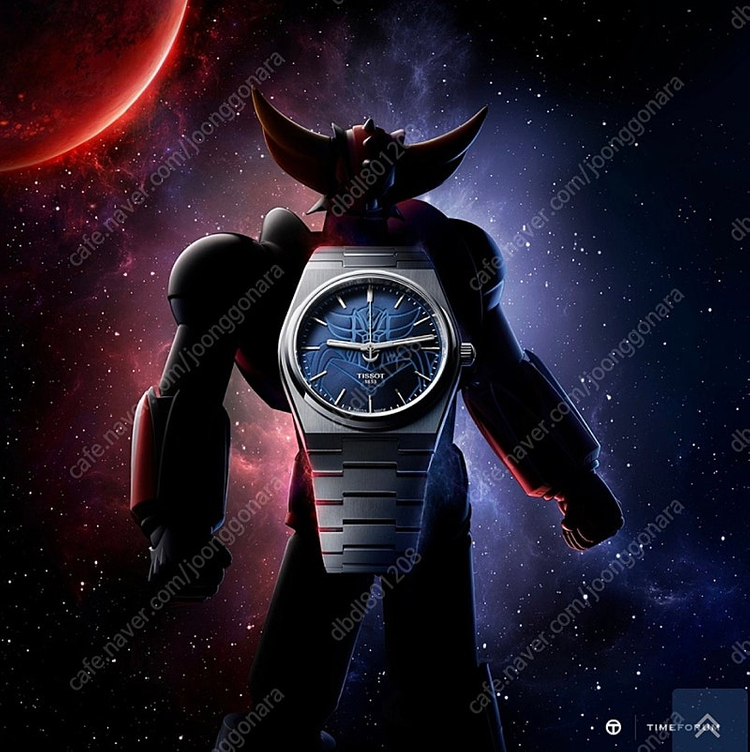 티쏘 PRX UFO 로봇 그랜다이저 파워 매틱 80 40MM 새상품--2