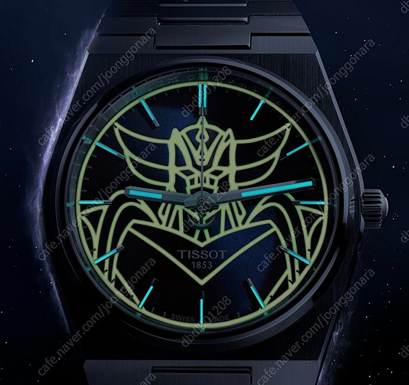 티쏘 PRX UFO 로봇 그랜다이저 파워 매틱 80 40MM 새상품--6