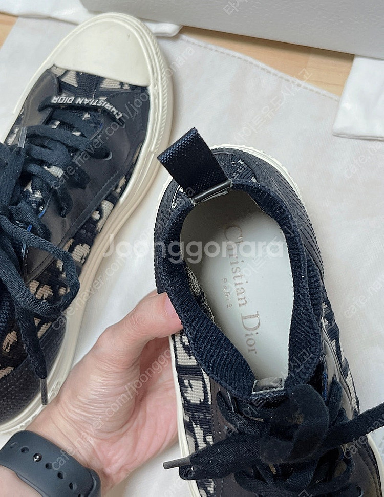 (풀박스)디올 Dior 워크앤디올 오블리크 하이탑 여성...--4