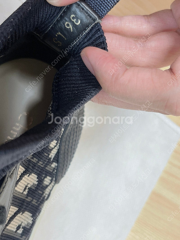 (풀박스)디올 Dior 워크앤디올 오블리크 하이탑 여성...--5