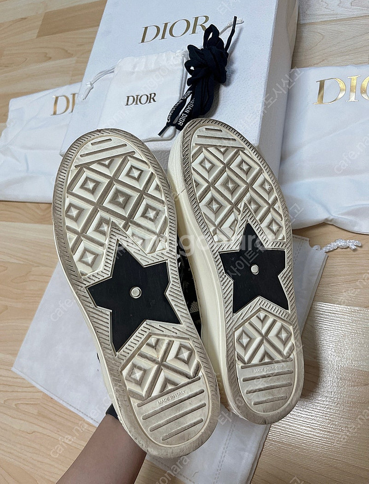 (풀박스)디올 Dior 워크앤디올 오블리크 하이탑 여성...--7