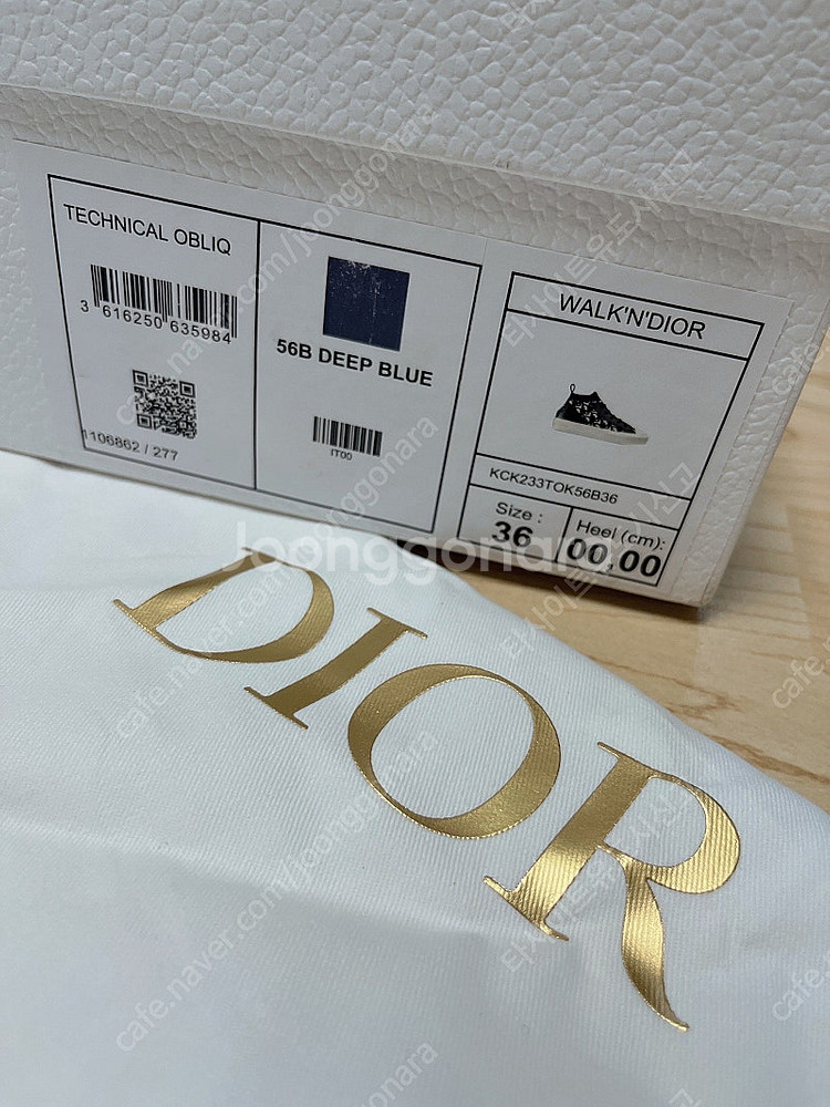 (풀박스)디올 Dior 워크앤디올 오블리크 하이탑 여성...--8