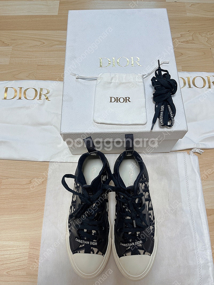 (풀박스)디올 Dior 워크앤디올 오블리크 하이탑 여성...--9