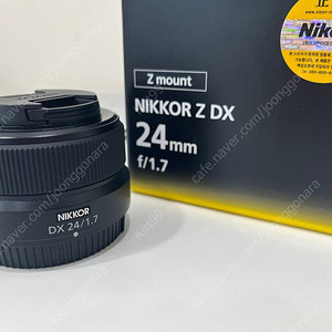 니콘 Z DX 24mm f1.7 렌즈 팝니다