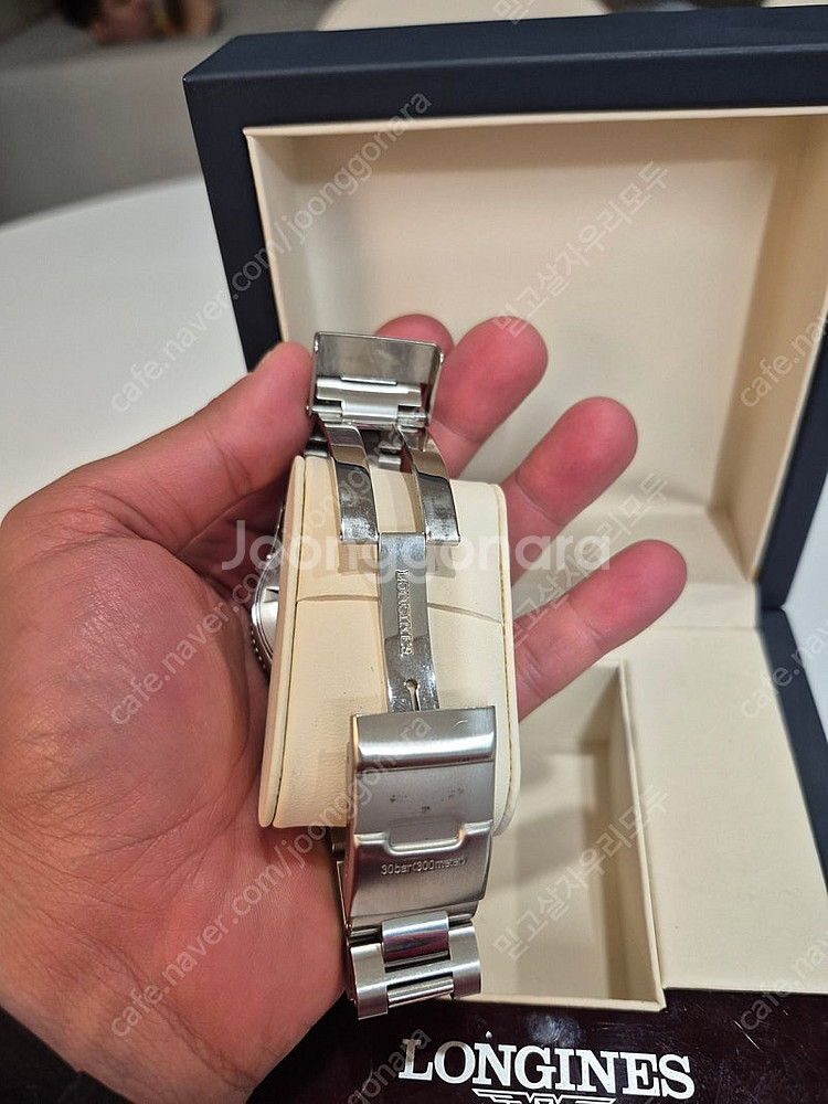 론진 하이드로 콘퀘스트 쿼츠 41mm 판매--3