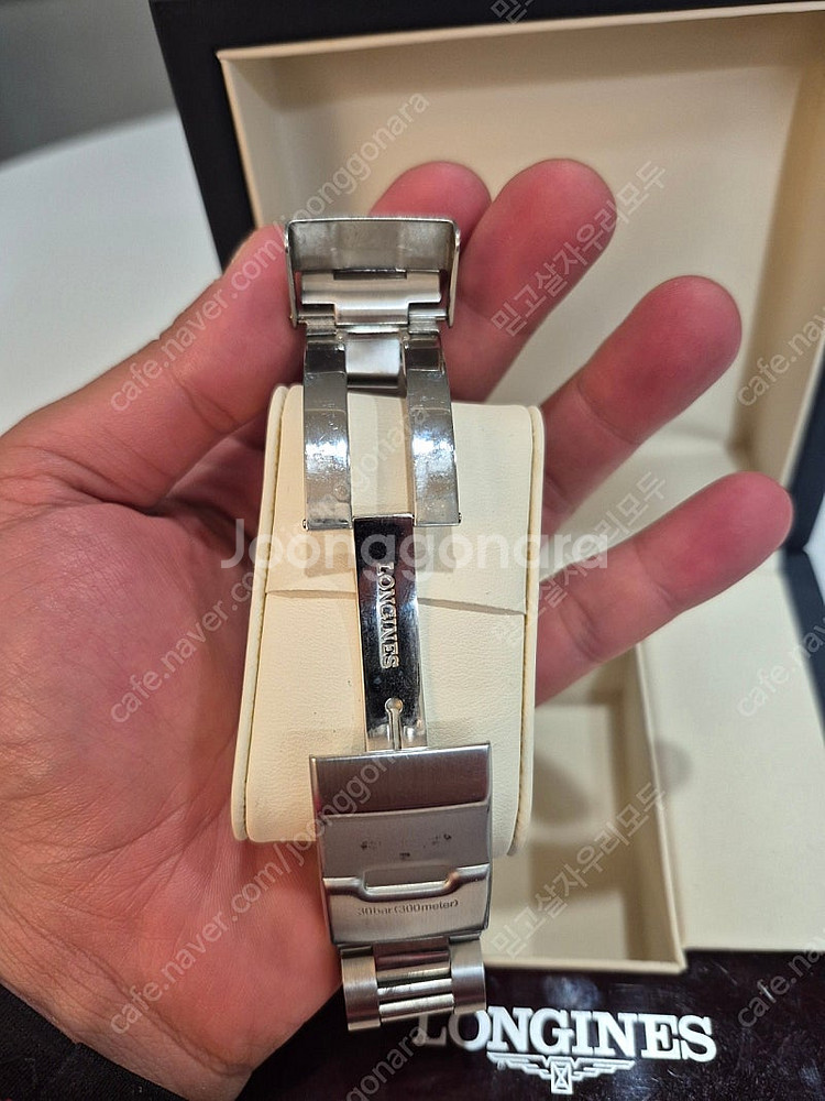 론진 하이드로 콘퀘스트 쿼츠 41mm 판매--4