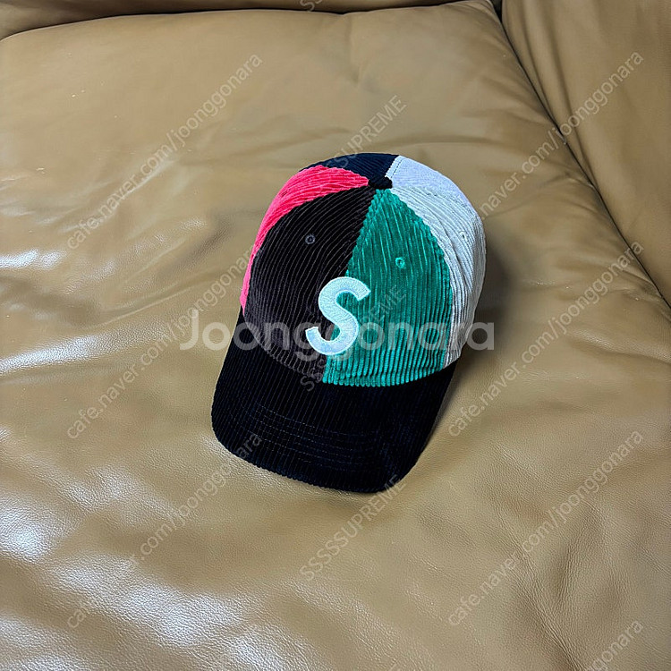 Supreme 슈프림 멀티 컬러 S로고 6패널 볼캡 모...--0