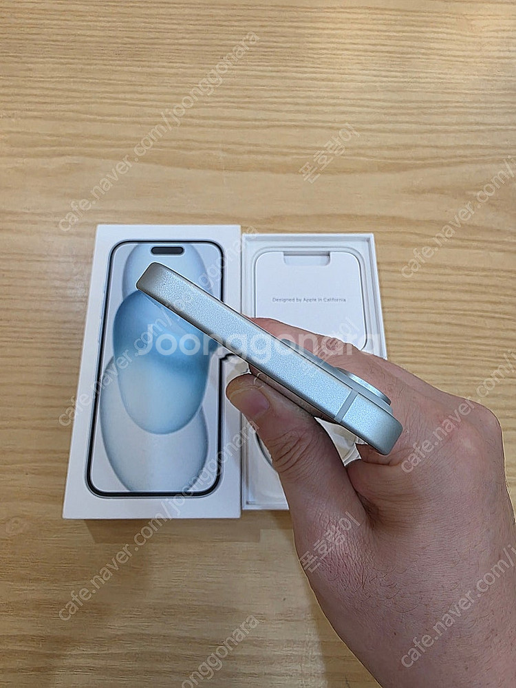 아이폰15블루128gb 자급제단순개봉미사용판매합니다--4