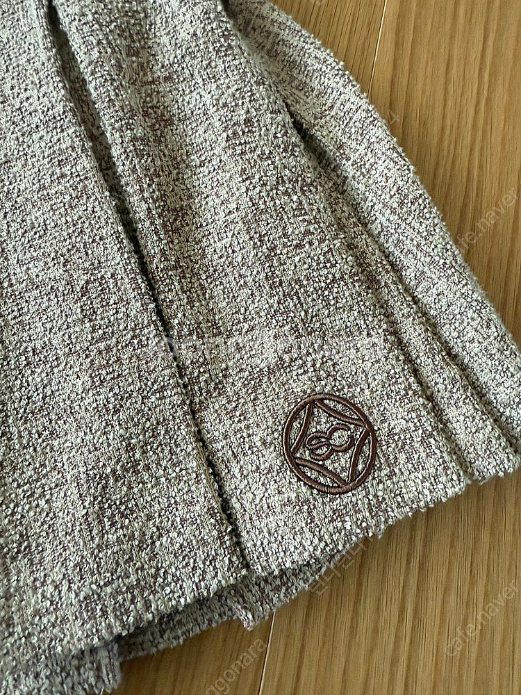 정품 사우스케이프 트위드 스커트--5