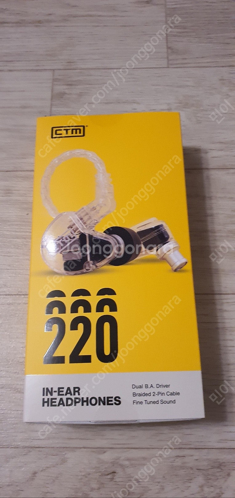 CTM CE220 인이어 모니터링 이어폰 미개봉 새제품--1