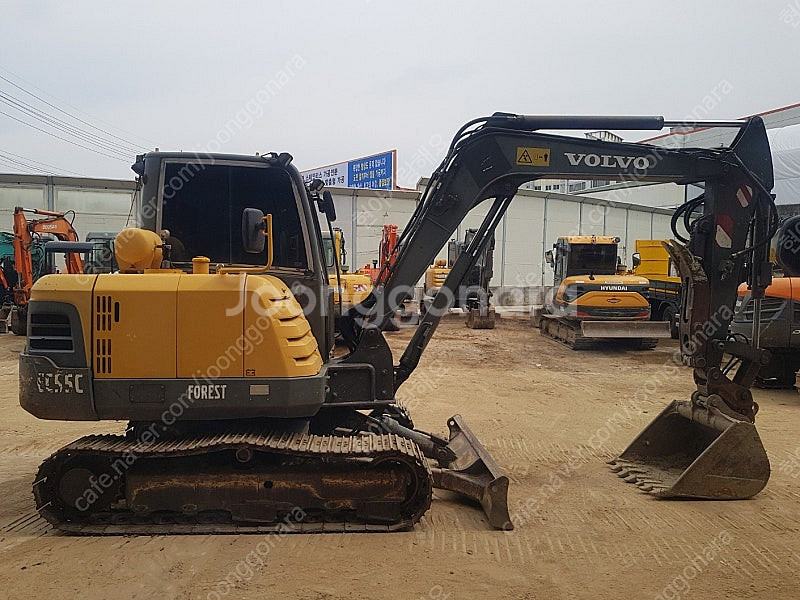 02굴삭기 볼보EC55C (집게장착) 2012년 상태A급 팝니다.--4