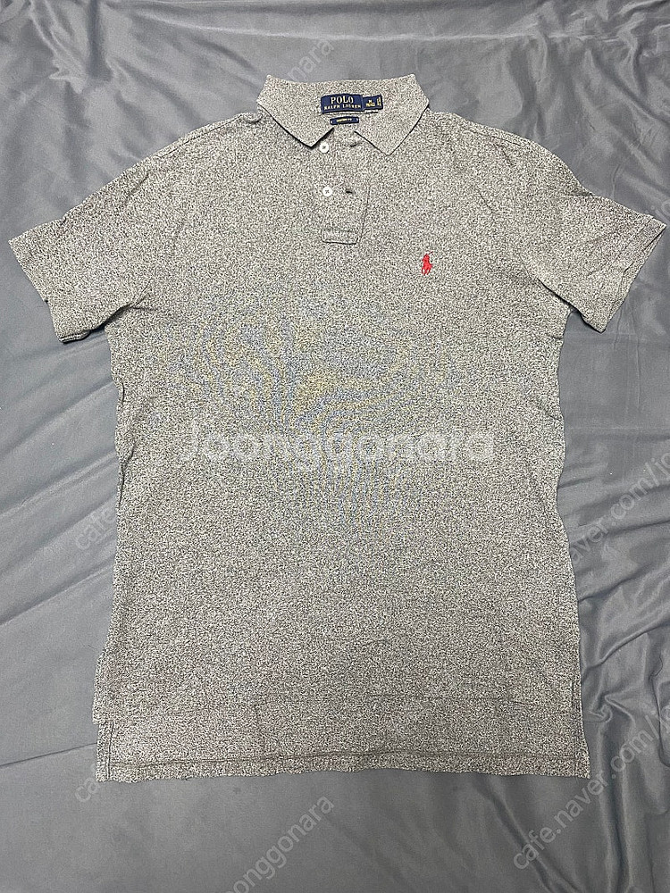폴로 랄프로렌 카라티 M 그레이 커스텀핏 Polo Ra...--0
