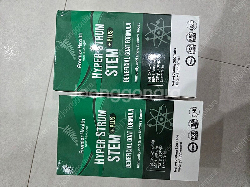 프리미어 헬스 하이퍼스트럼 스템플러스 300정 산양유 ...--0