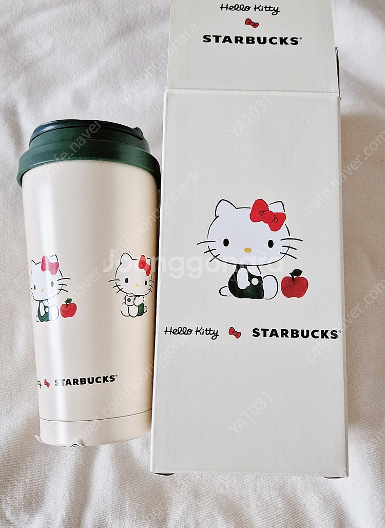 스타벅스 SS 헬로 키티 엘마 텀블러 473ml 팔아요...--0