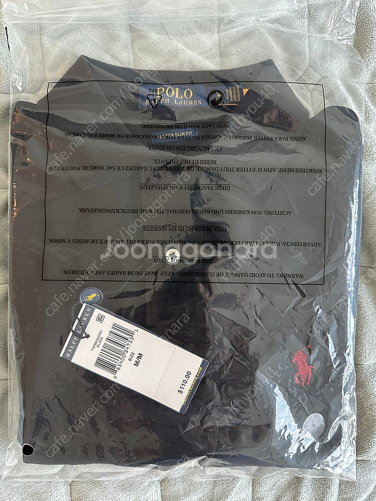 (새상품) 폴로 랄프로렌 pk 카라티 블랙(M)--3