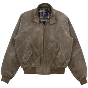 [M] 1990s Polo Ralph Lauren Suede Harrington Leather Jacket 폴로랄프로렌 스웨이드 해링턴 레더 자켓 90년대 빈티지 가죽
