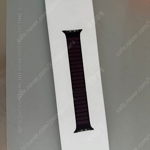 애플워치 가죽링크 다크체리 45mm 미개봉