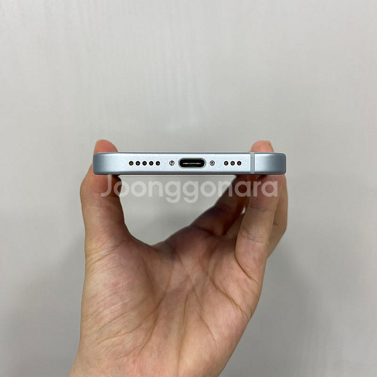 98849 아이폰15 블루 128GB A급 부산 중고폰...--3