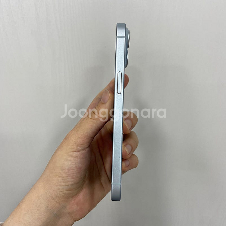 98849 아이폰15 블루 128GB A급 부산 중고폰...--4