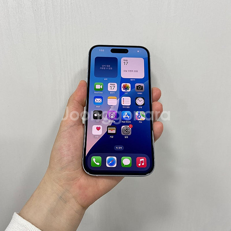 98849 아이폰15 블루 128GB A급 부산 중고폰...--0